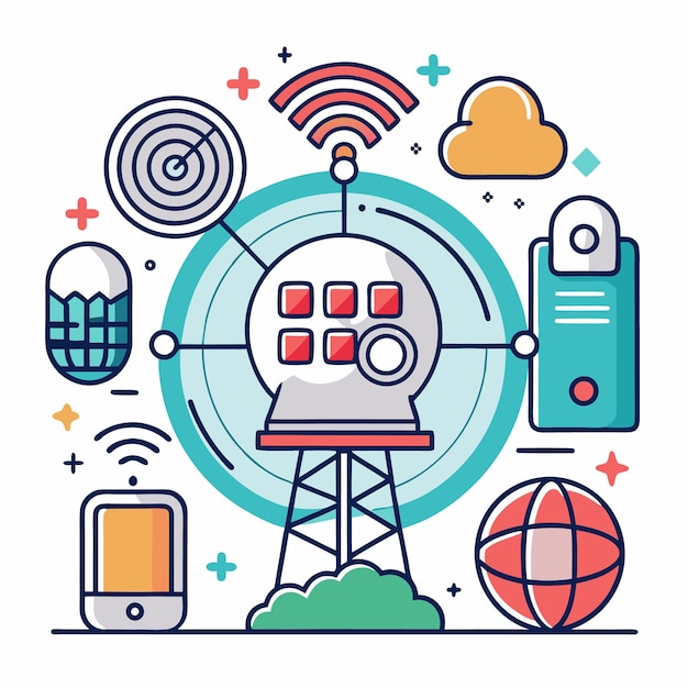Tipos de telecomunicações - ilustra├º├úo 4